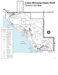 Lake Wissota State Park Map