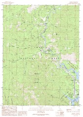 Lamoine Quad - Shasta Lake Map