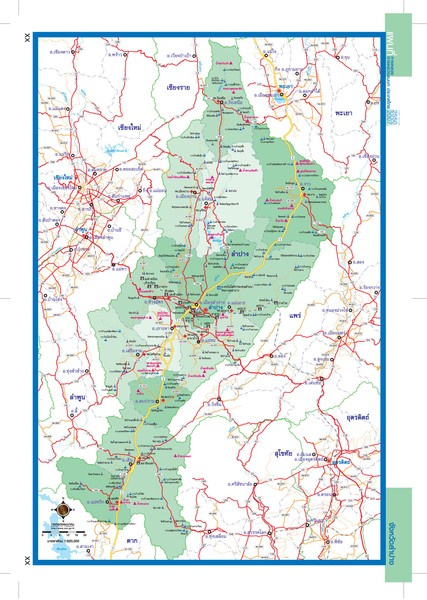 Lampang, Thailand Map