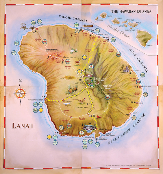 Lanai Map