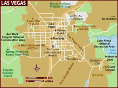 Las Vegas Area Map
