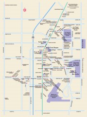 Las Vegas Strip, Las Vegas, Nevada Map