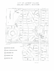 Lathrup Village Street Map