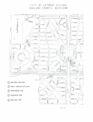 Lathrup Village Street Map Lathrup Village Street Map
