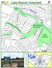 Latta Branch Greenbelt Map