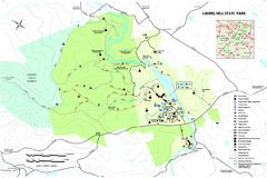 Laurel Hill State Park Map