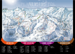 Le Corbier Ski Trail Map