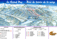 Le Grand Puy Ski Trail Map
