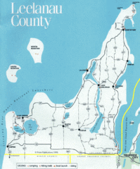 Leelanau County Lake Map