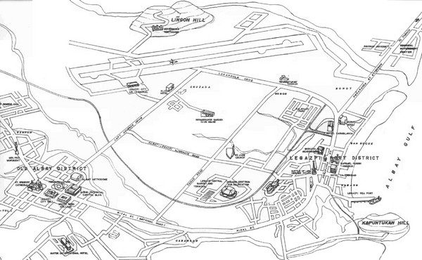 Legazpi City Area Map