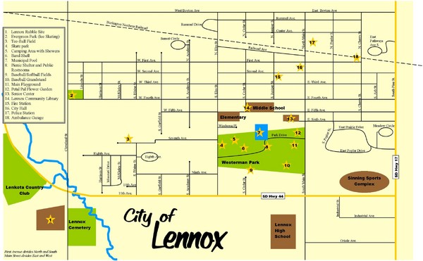Lennox Town Map