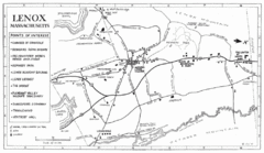 Lenox Town Map