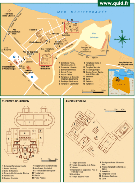 Leptis Magna Map