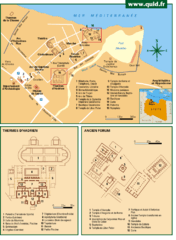 Leptis Magna Map Leptis Magna Map