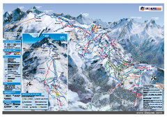 Les Deux Alpes Ski Trail Map