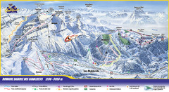 Les Diablerets Ski Trail Map