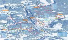 Les Rousses Nordic Ski Trail Map