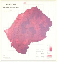 Lesotho Erosion Hazard Map