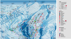 Leukerbad Ski Trail Map
