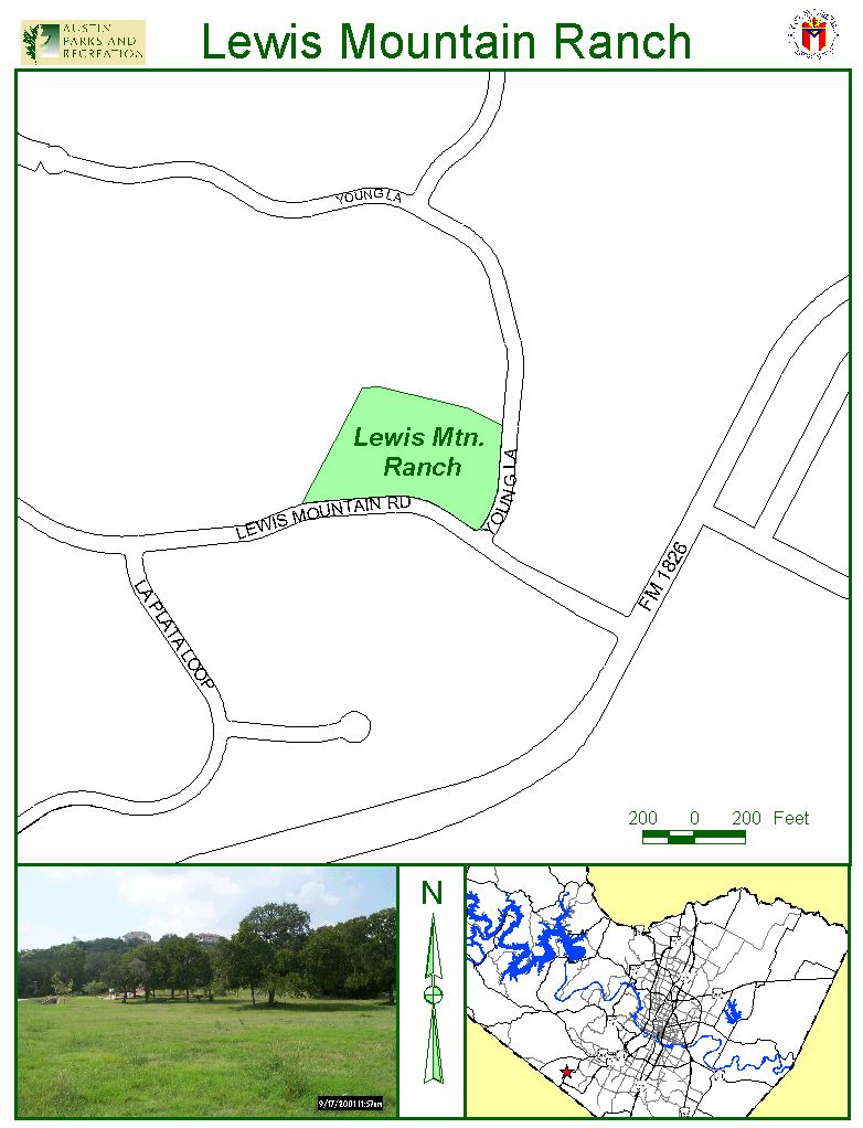 Lewis Mountain Ranch Map 82008300 blk Young Ln Austin • mappery