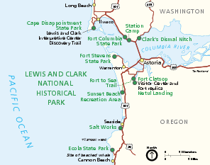 Lewis & Clark National Historic Trail Official Map