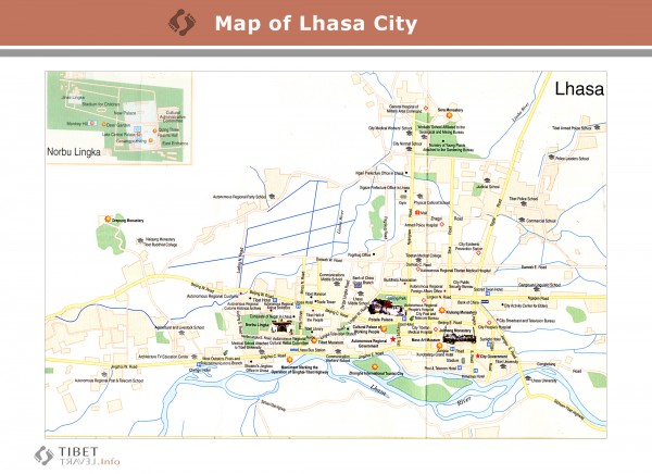 Lhasa Tourist Map