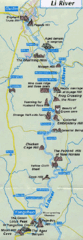 Li River Map Li River Map
