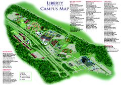 Liberty University Map