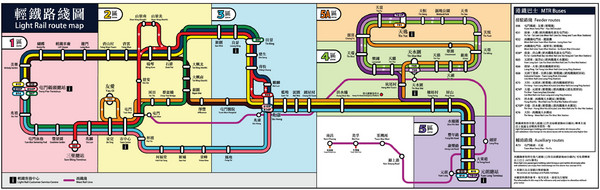 Light Rail Route Map