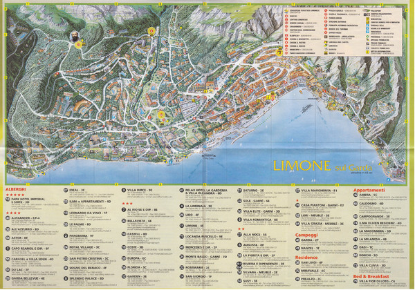 Limone sul garda Map