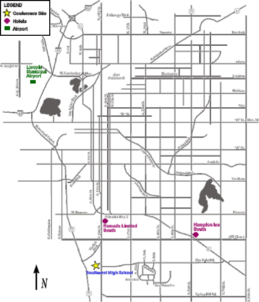 Lincoln, Nebraska City Map