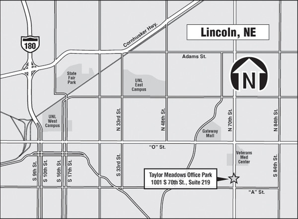 Lincoln, Nebraska Map