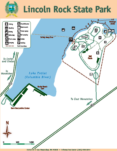 Lincoln Rock State Park Map