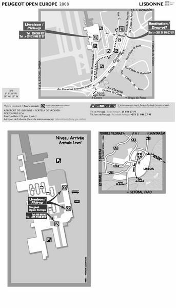 Lisbon Airport Location Map