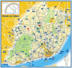 Lisbon Bus, Tram, and Metro Map Lisbon Bus, Tram, and Metro Map