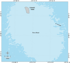 Lisianski Island Tourist Map Lisianski Island Tourist Map
