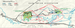 Little Big Horn Battlefield National Monument Map
