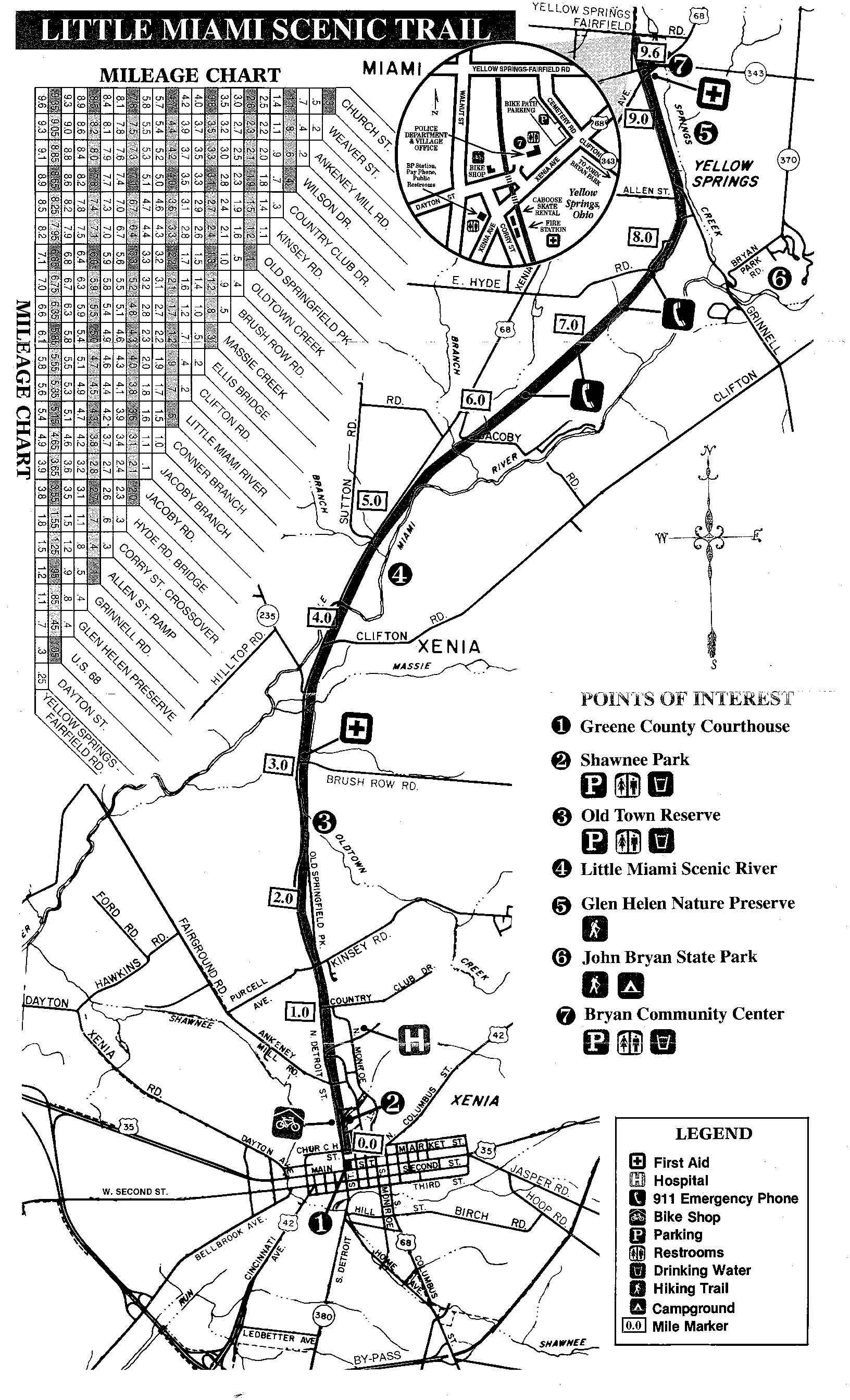 Little Miami Scenic Trail Map Xenia Ohio • mappery