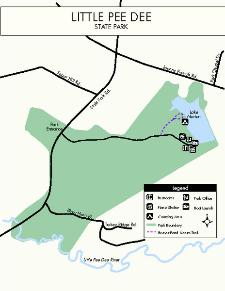 Little Pee Dee Map