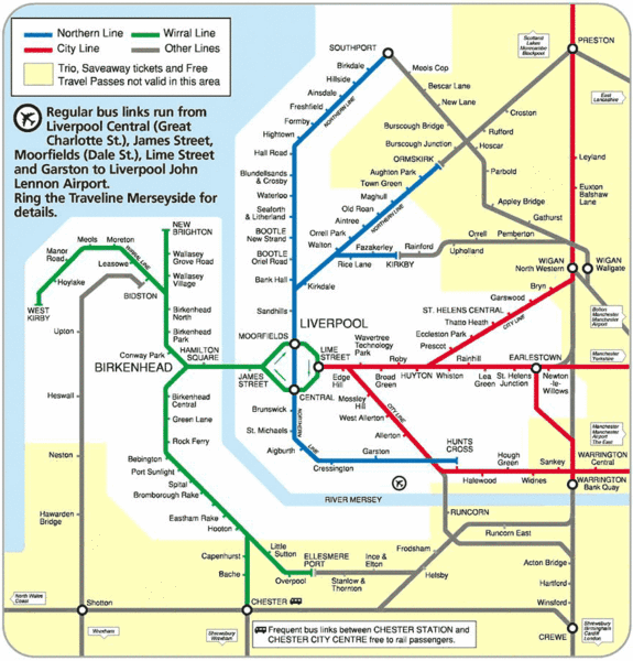 Liverpool Subway Map