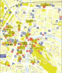 Ljubljana Slovenia Tourist Map