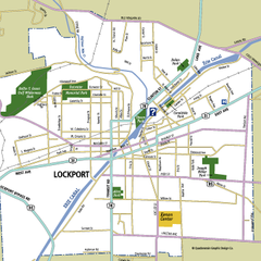 Lockport, New York Map