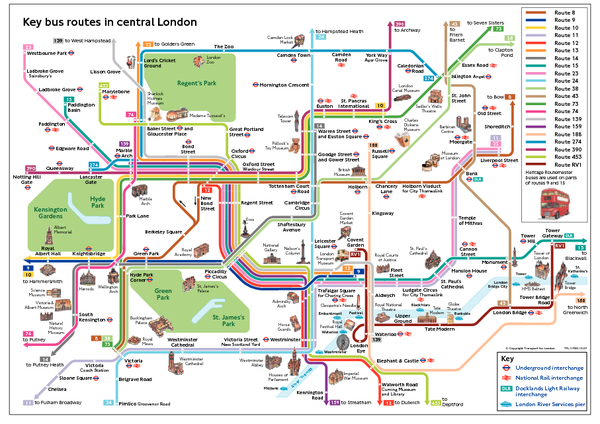 London Bus Route Map