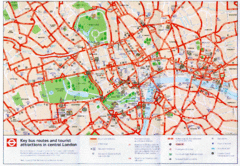 London Bus and Tourist Map London Bus and Tourist Map
