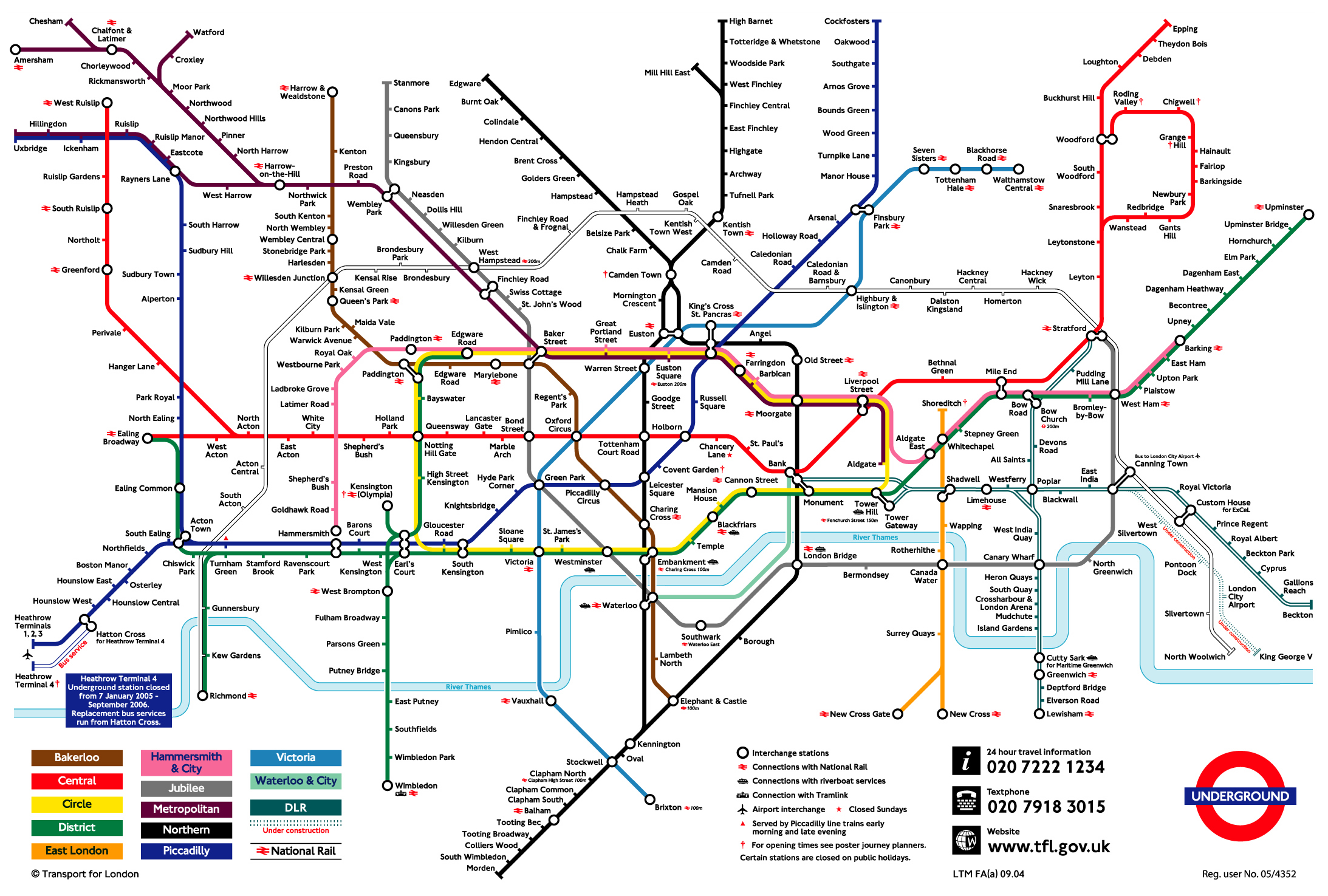 Navigating The City: A Comprehensive Guide To The London Underground And National Rail Map - Map 