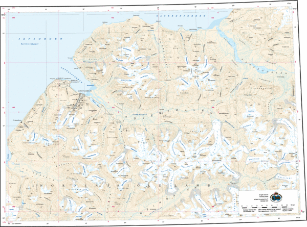 Longyearbyen Area Topo Map