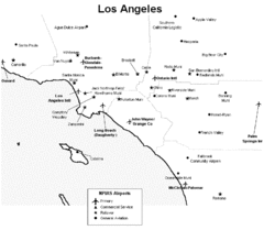 Los Angeles Airport Map