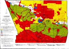 Los Angeles County Firearms Closure Area Map