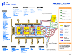 Los Angeles International Airport Terminal Map