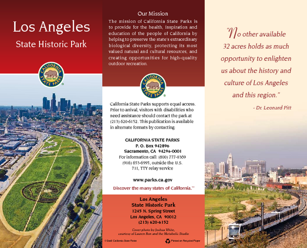 Los Angeles State Historic Park Map